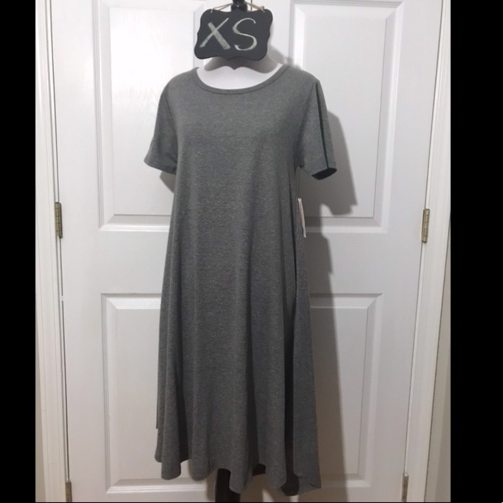 Lularoe Carly Dress XS- Grey